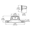 Peterson Manufacturing LICENSE PLATE LIGHT W/ STEEL BRACKET M436B